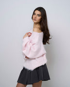 Adalisa | Women's Baby Pink Knit Sweater