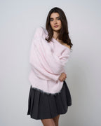 Adalisa | Women's Baby Pink Knit Sweater