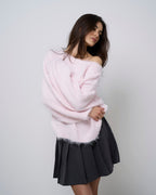 Adalisa | Women's Baby Pink Knit Sweater