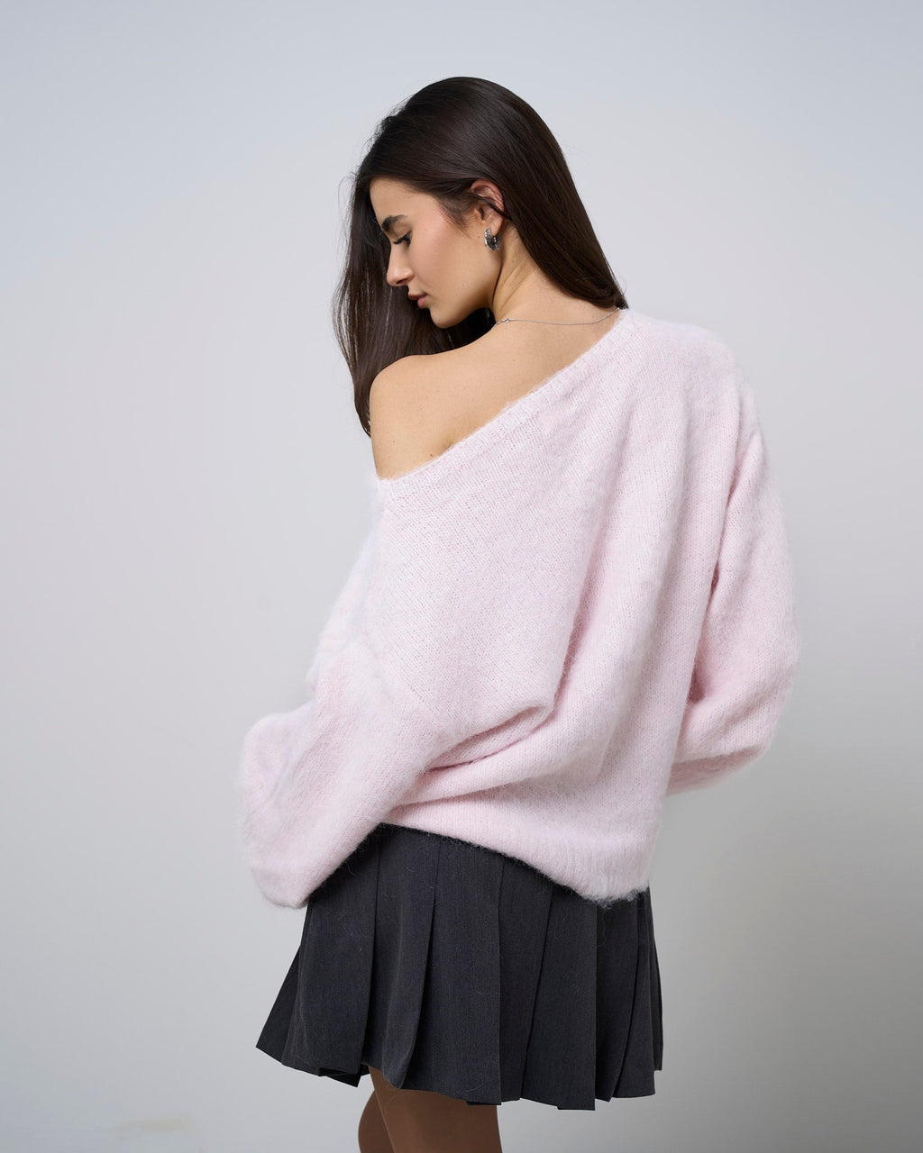 Adalisa | Women's Baby Pink Knit Sweater
