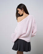 Adalisa | Women's Baby Pink Knit Sweater