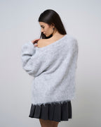 Adalisa | Women's Grey Knit Sweater