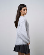 Adalisa | Women's Grey Knit Sweater