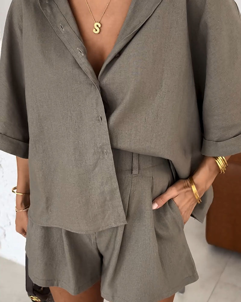 Nora | Everyday Cotton-Linen Two-Piece Set