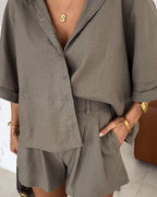 Nora | Everyday Cotton-Linen Two-Piece Set
