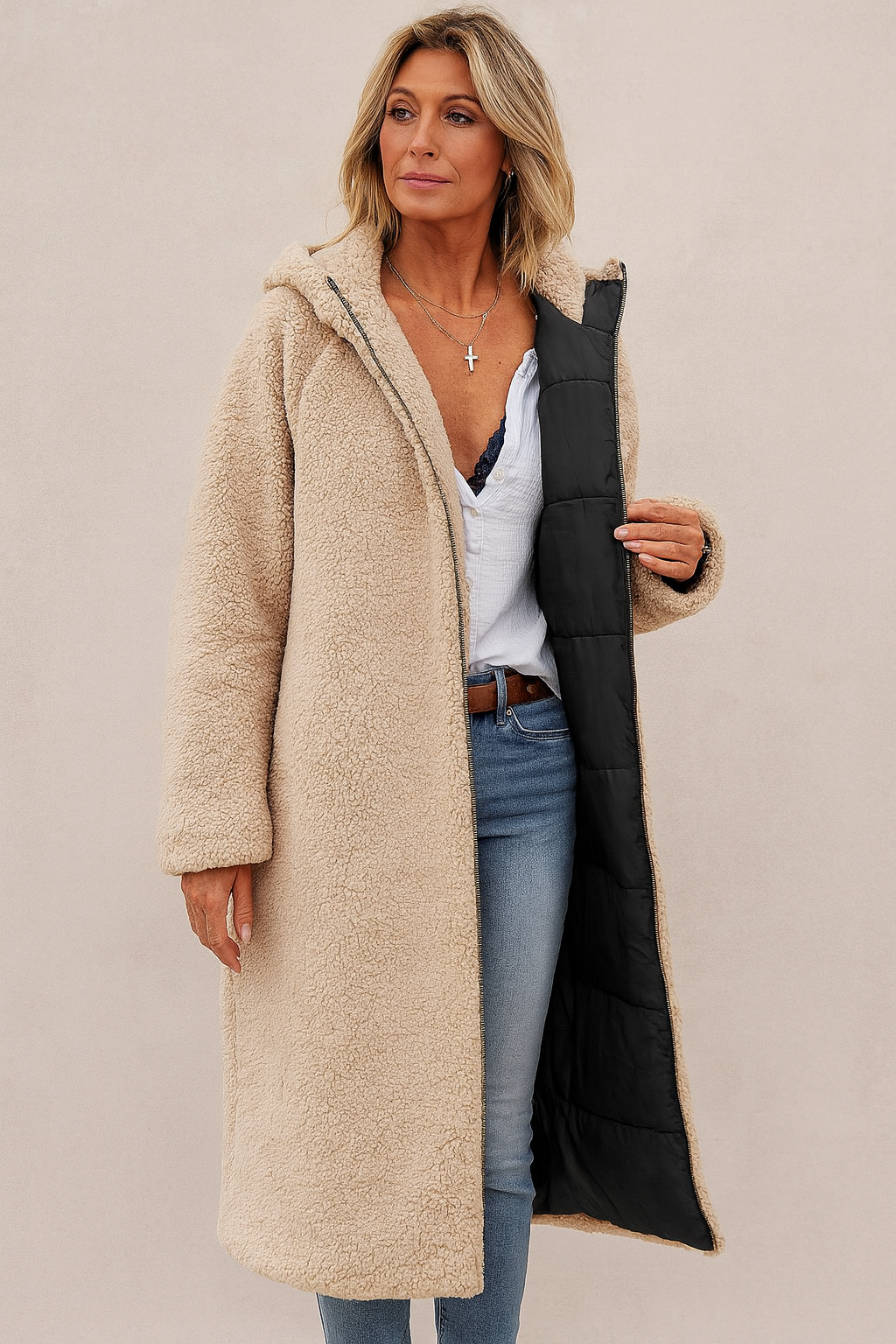 Sascha | Women's Elegant Reversible Coat