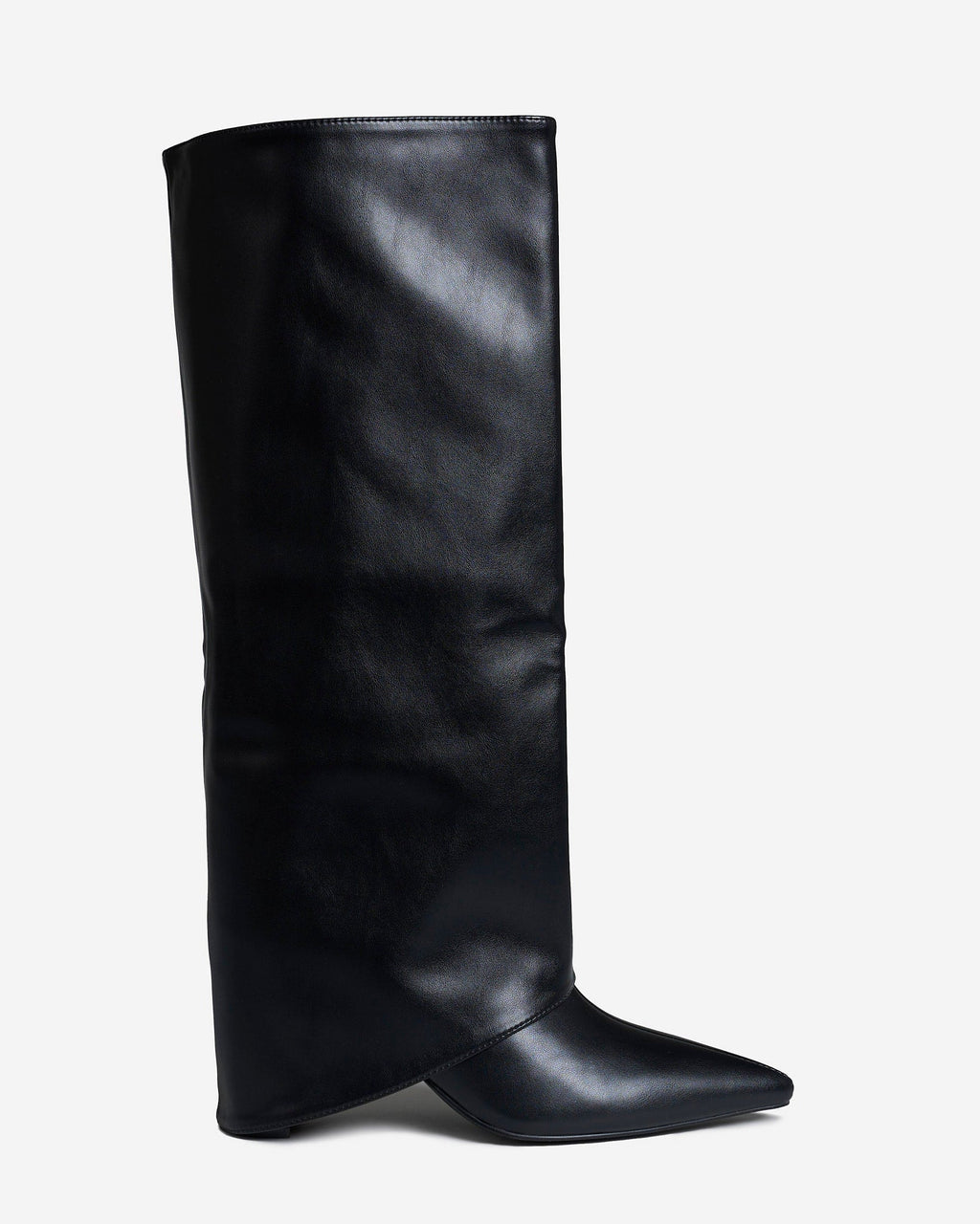 2-in-1 Knee & Ankle Boots - Black