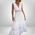 Aurélie™ | Elegant Lace Dress with V-Neck