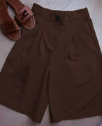 Women's Chic Oversized Blazer & High-Waist Shorts Set